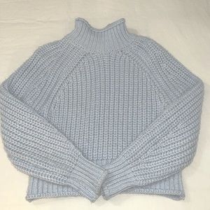 Baby blue knit sweater